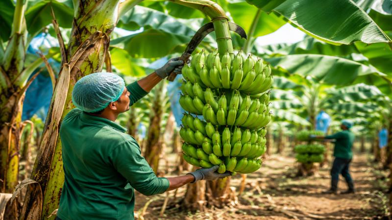 Banana Harvesting